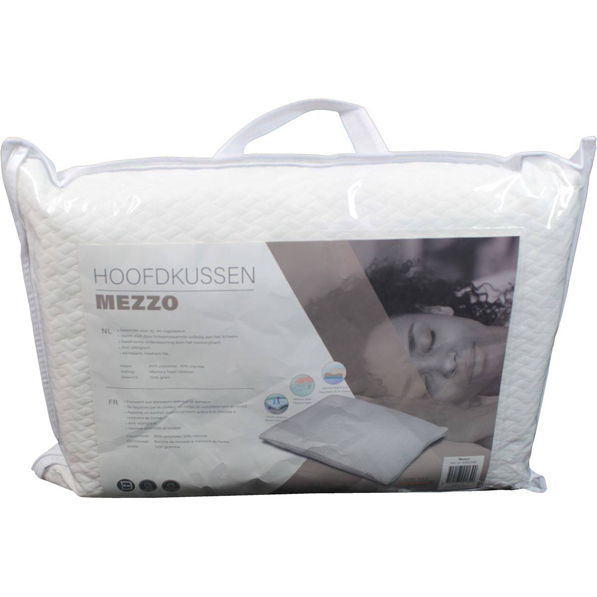 Polydaun Memory foam 60 x 50 cm Kissen