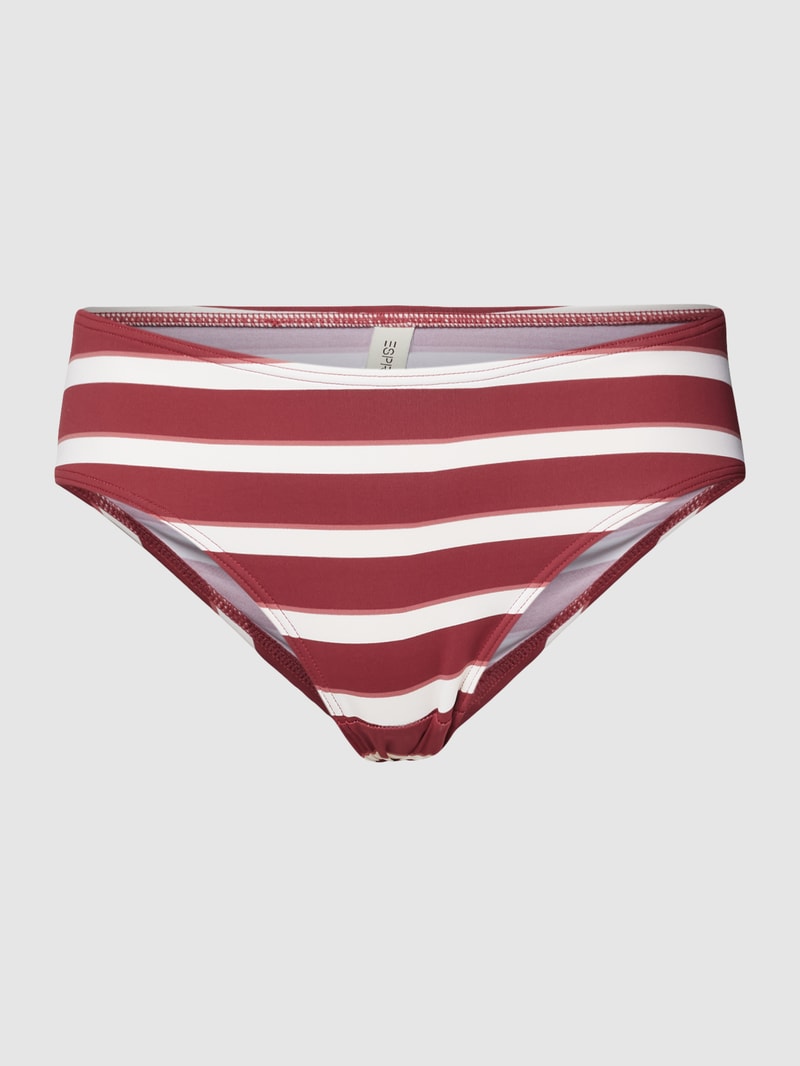 Bikini mit Streifenmuster Modell 'BRELA' in bordeaux rot