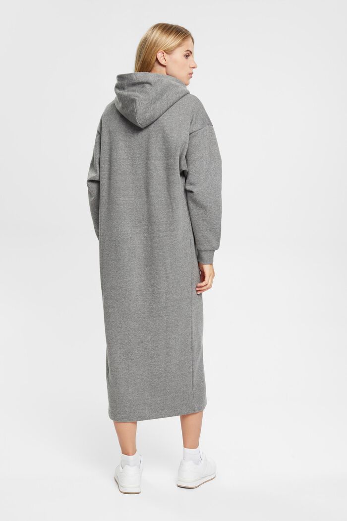 Hoodie-Kleid in Longform