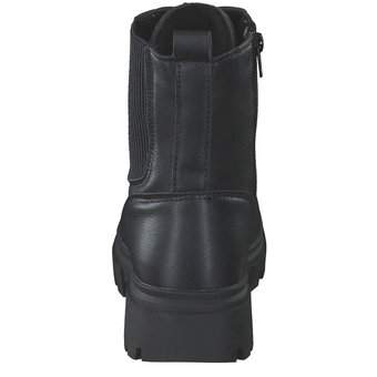 Barbarella Schnür Boots in schwarz