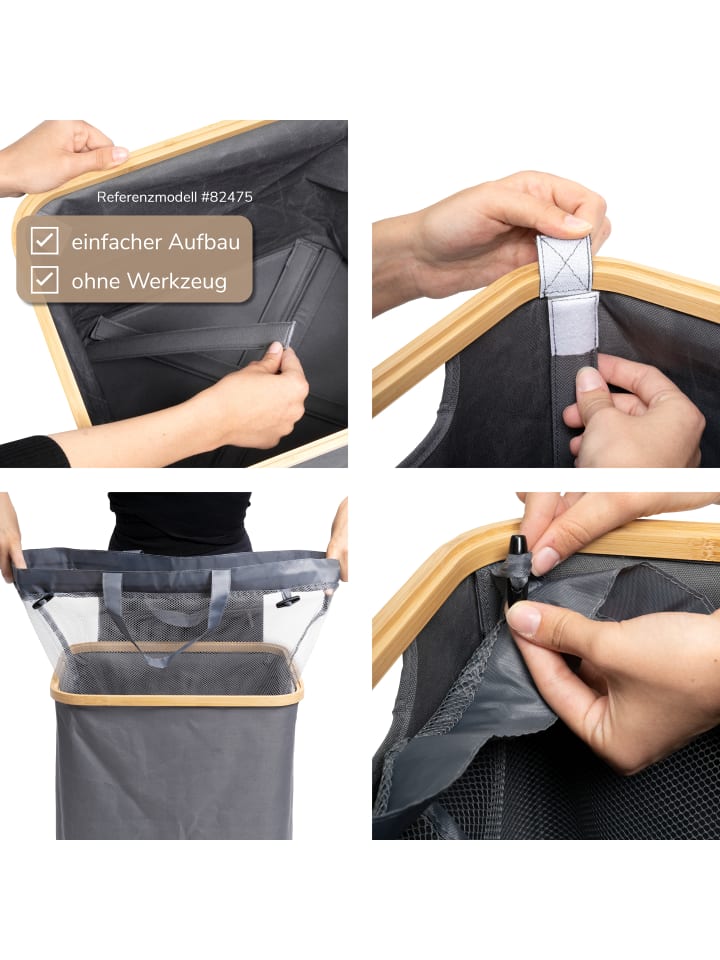 bremermann Wäschesammler 60 Liter beig günstig kaufen onesize