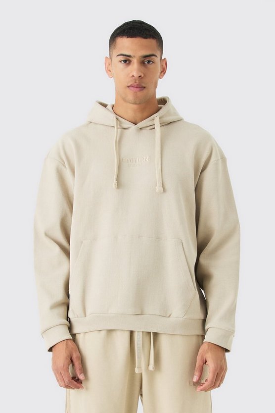 Gerippter Oversize Edition Hoodie