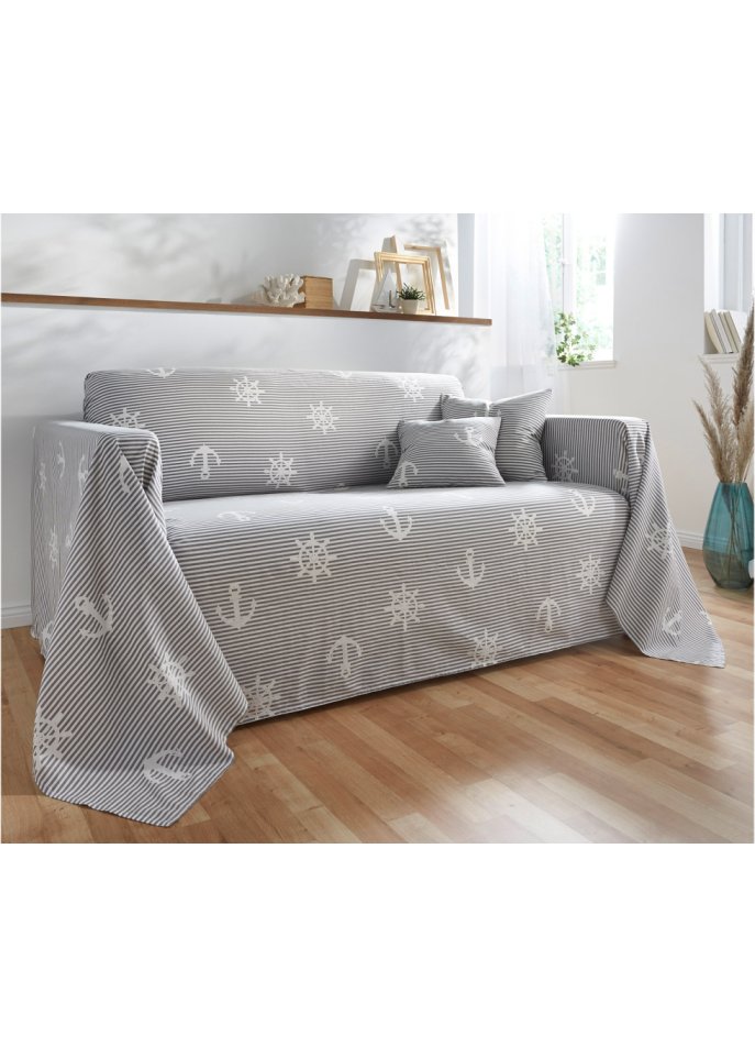 Tagesdecke mit maritimen Design