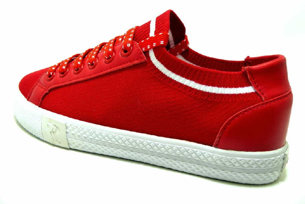 WESTLAND Freizeit Schnürer rot Schlupf-Sneaker