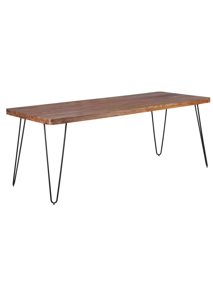 KADIMA DESIGN Esstisch BAGLI Massivholz 200 x 80 x 76 cm Esszimmer-Tisch in Massivholz günstig kaufen