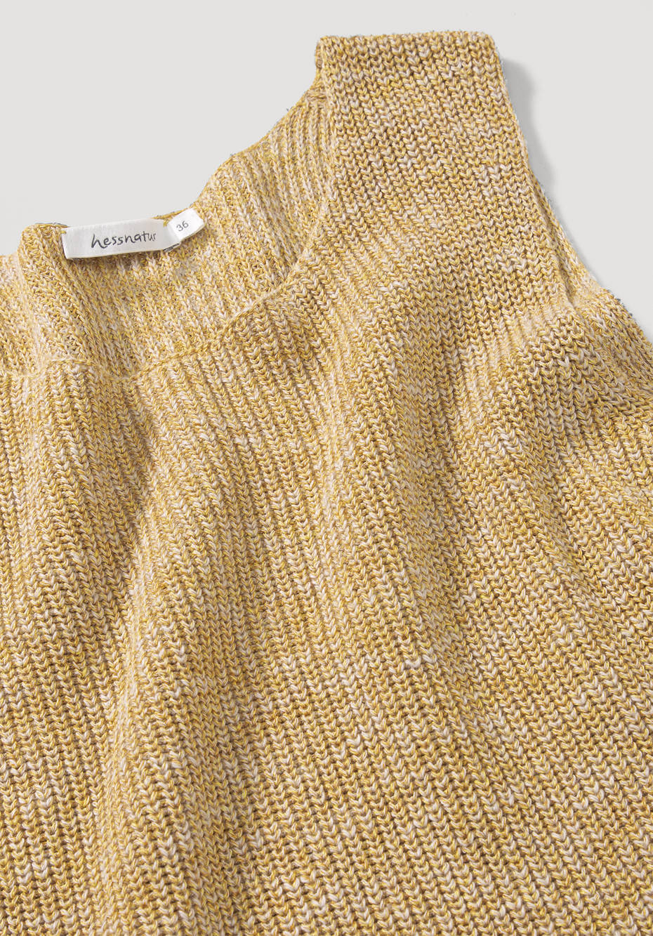 Pullover aus Bio-Baumwolle mit Leinen