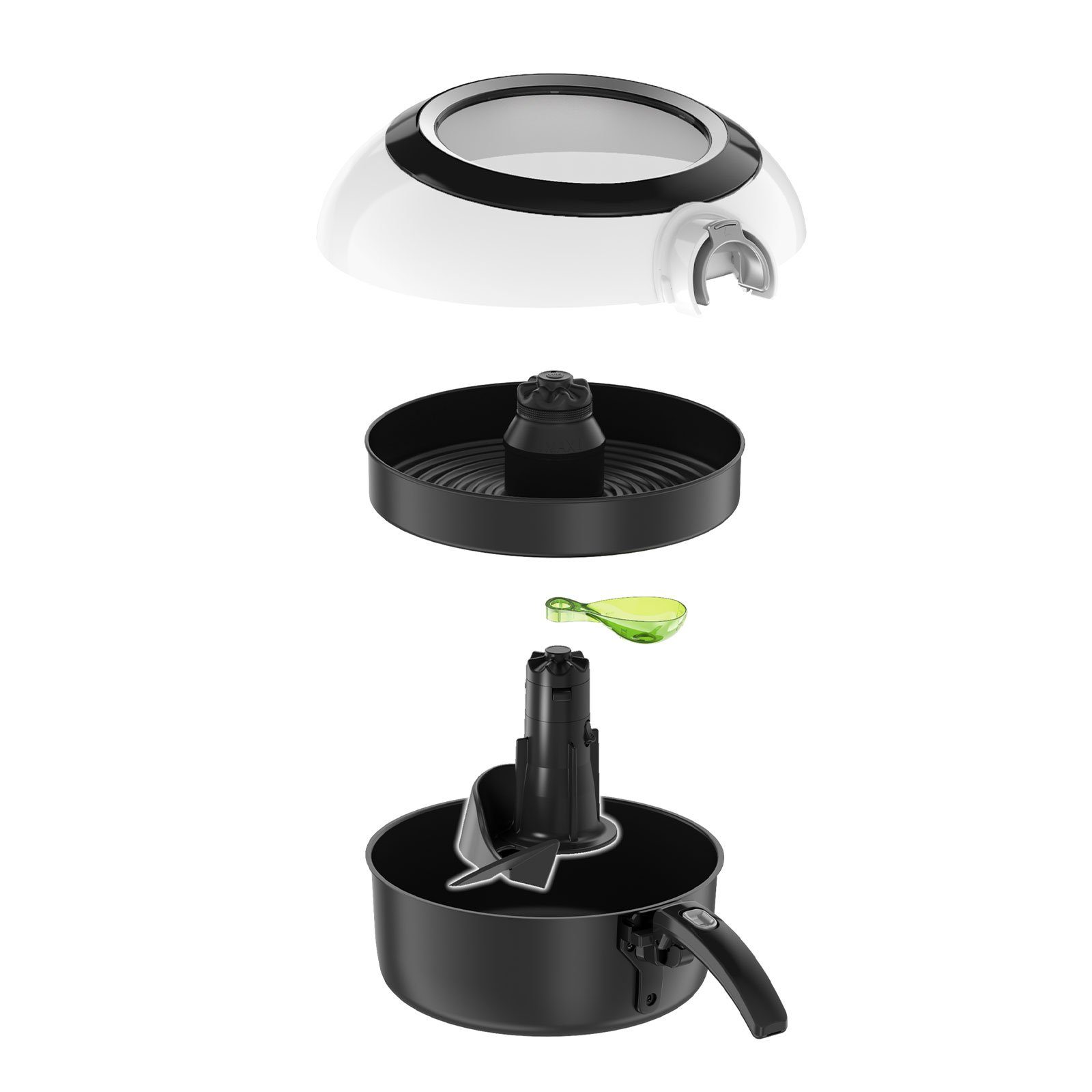 Tefal Fritteuse YV9700, Zwei Kochbereiche, 9 automatische Programme, Schonendes Garen