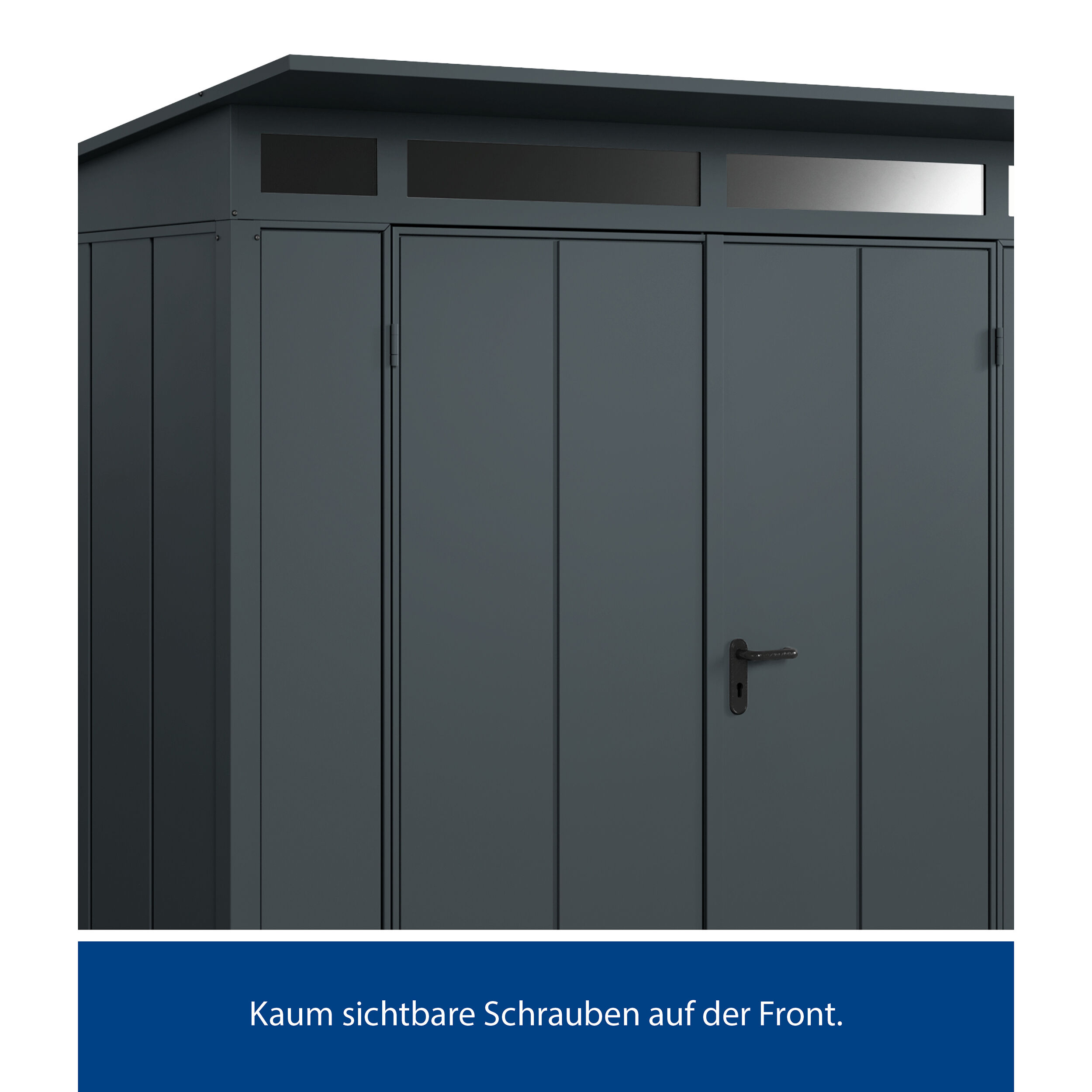 Set Berry Modern-P,Typ 2 Gerätehaus - Anthrazit