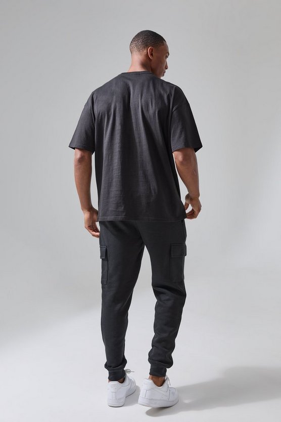 Man Active Oversize T-Shirt mit One More Rep Print