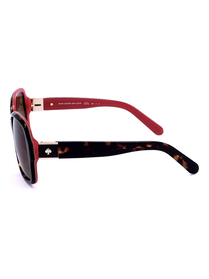 Kate Spade Damen-Sonnenbrille in Braun/ Hellbraun günstig kaufen 54