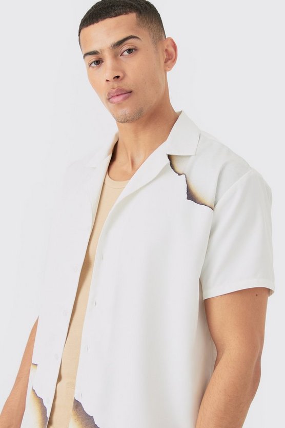 Weiches Oversize Twill Ombre Hemd & Hose