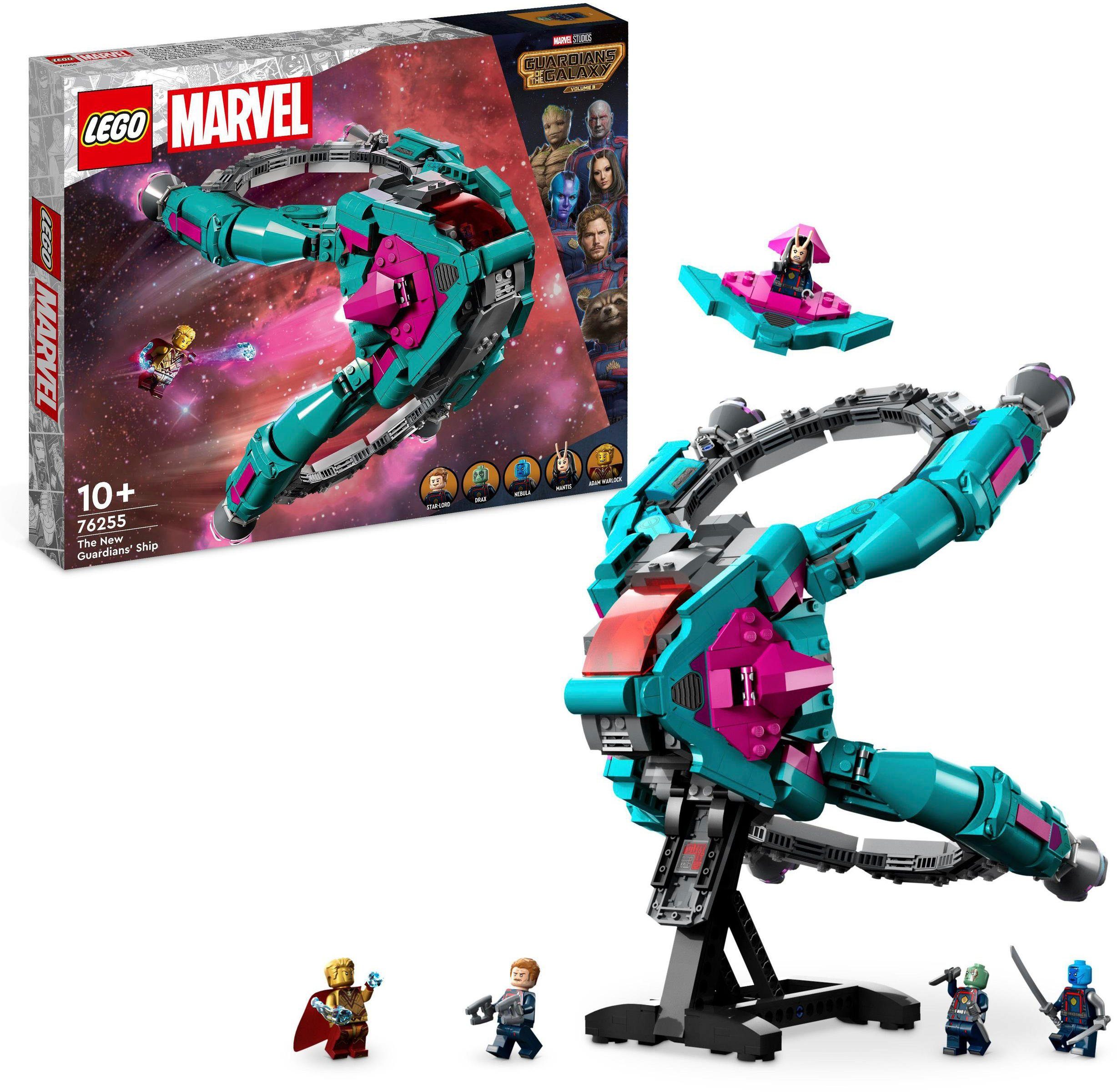 LEGO® Konstruktionsspielsteine Das neue Schiff der Guardians (76255), LEGO® Marvel, (1108 St), Made in Europe