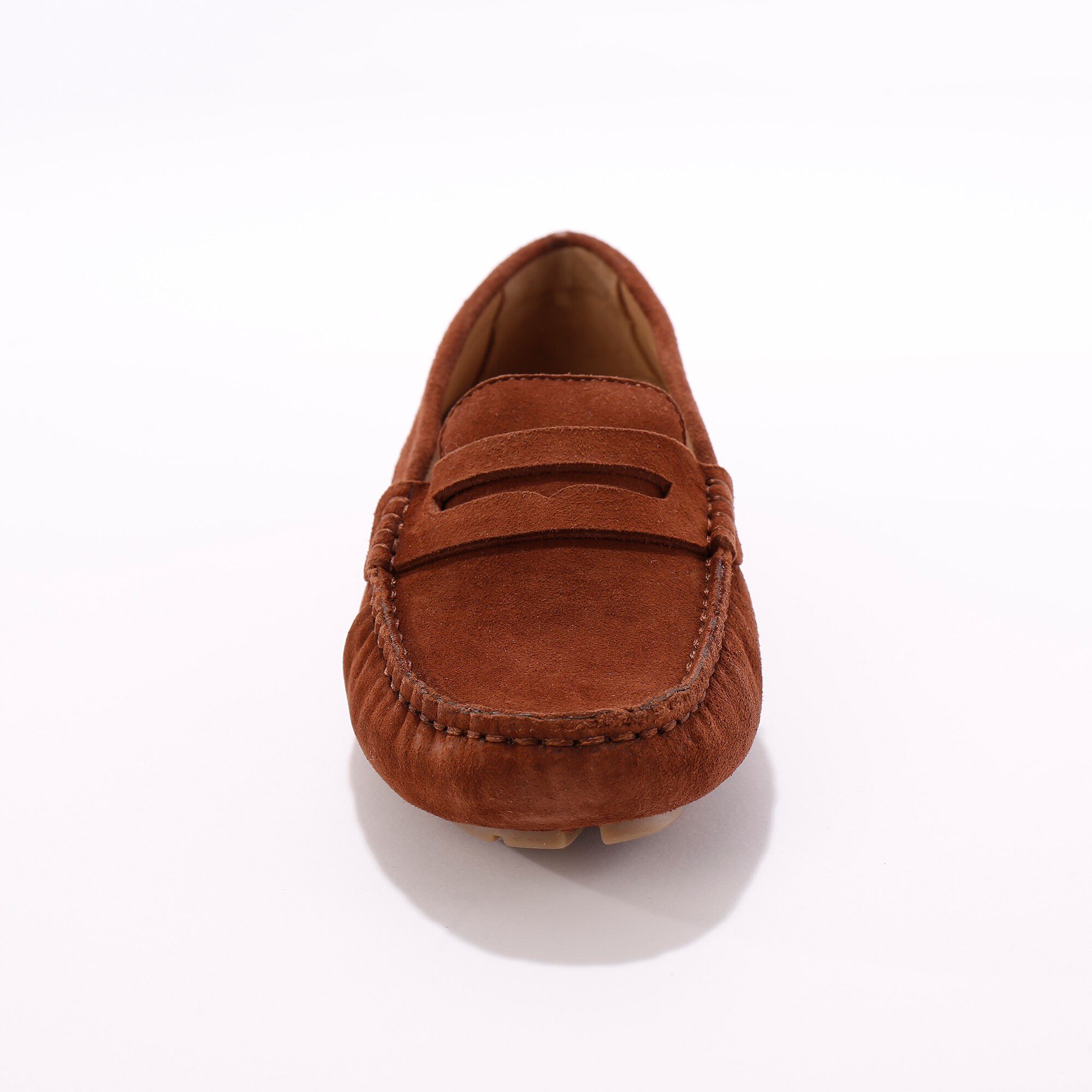 Mocassins en croûte de cuir
