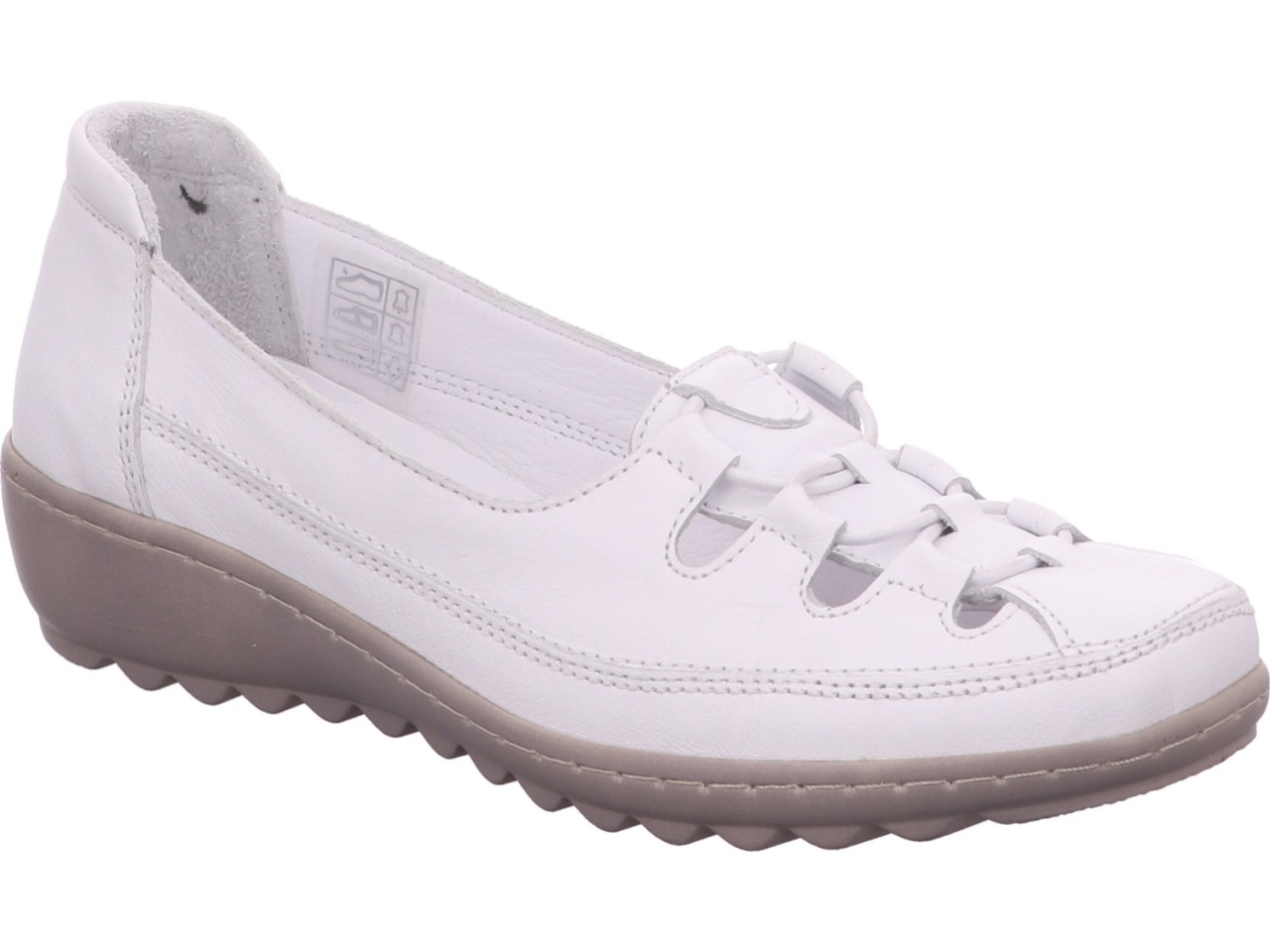 GEMINI Sportliche Slipper weiss