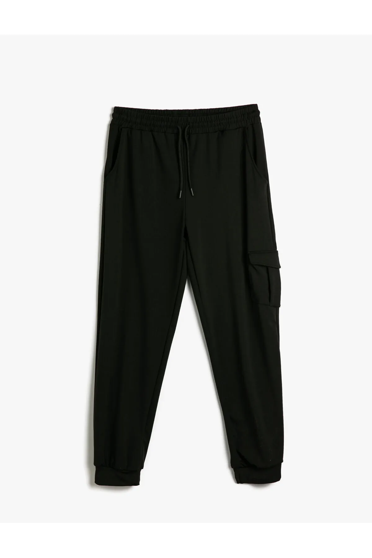 Koton  Jogger-Jogginghose, hohe Taille, Schnürtasche, detailliert
