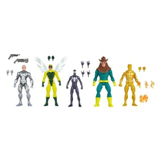 Spider-Man Marvel Legends Actionfiguren 5er-Pack - Spider-Man, Silvermane, Human Fly, Molten Man, Razorback
