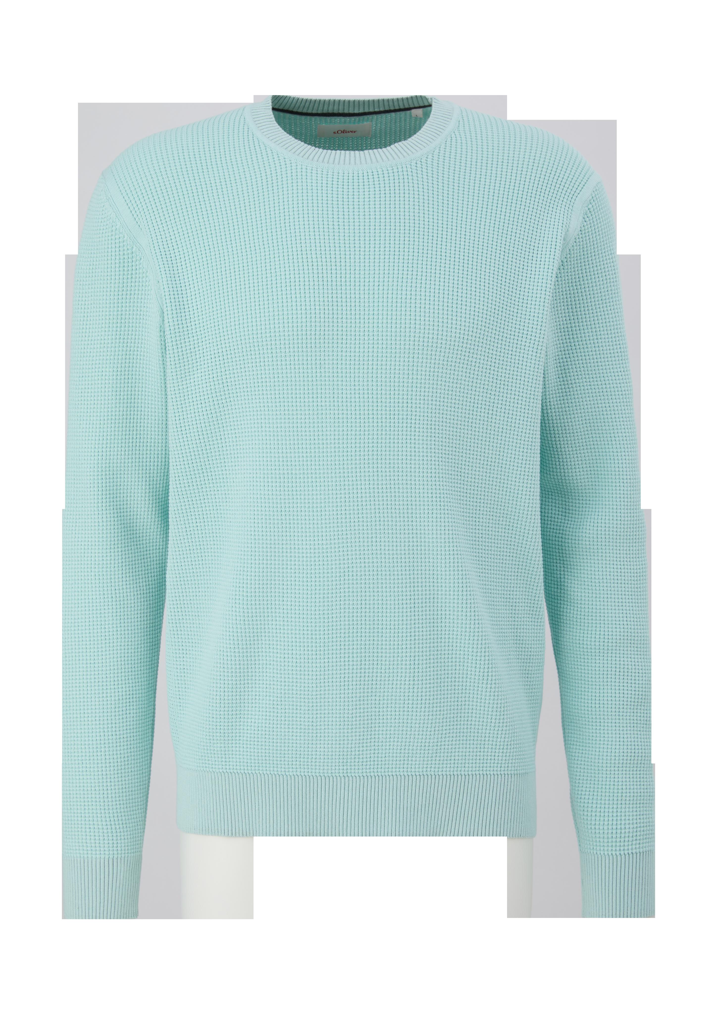 Pullover mit Waffelpiqué-Struktur  2129585-6067
