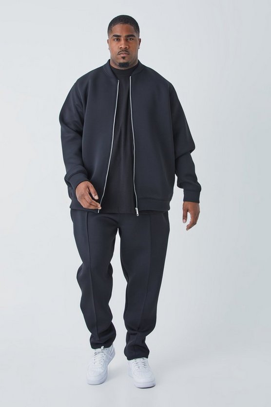 Plus Scuba Bomberjacke & Jogginghose