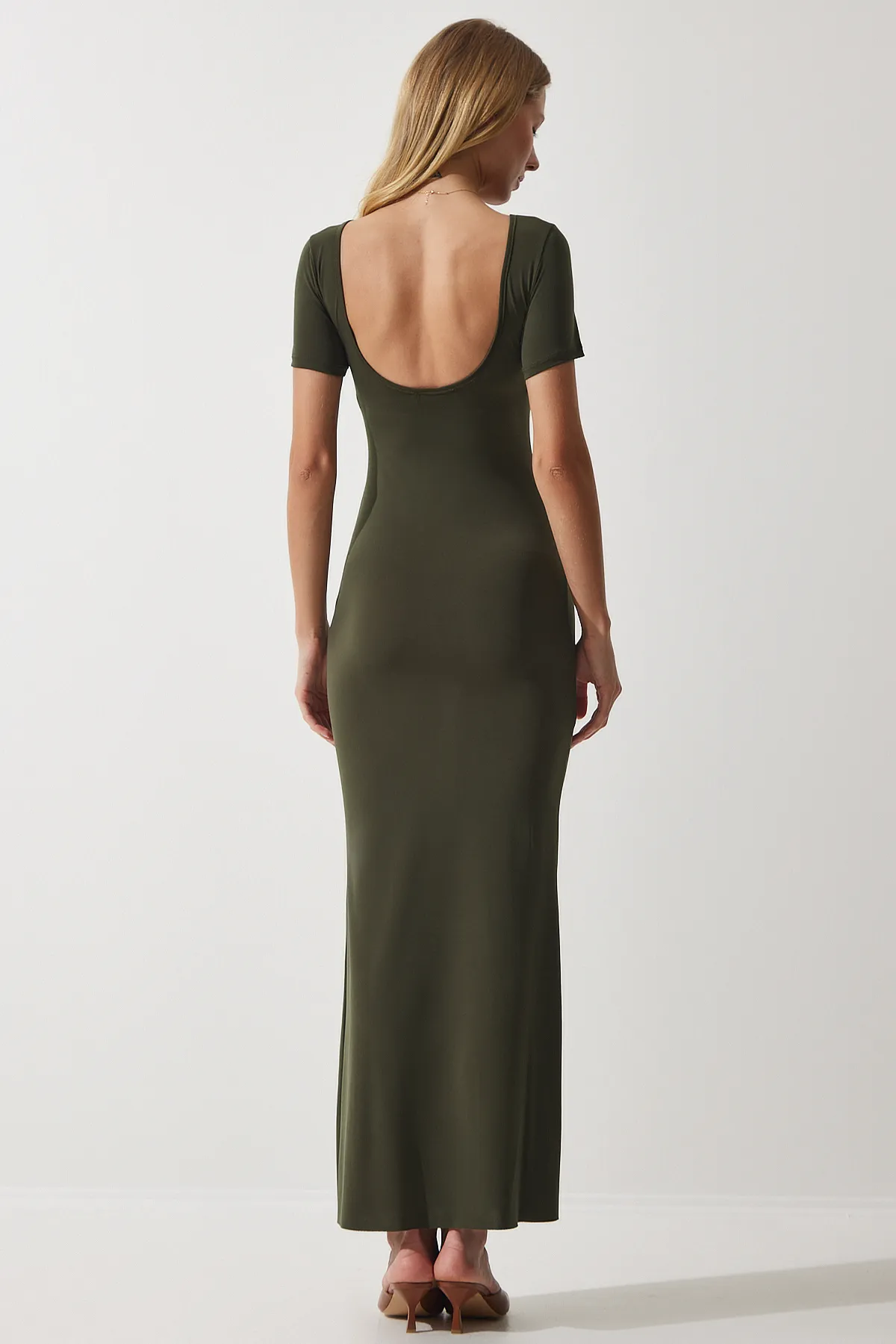 Happiness İstanbul  Kleid - Khaki - A-Linie
