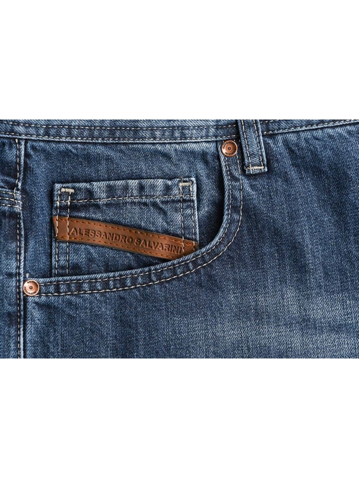 Alessandro Salvarini Jeans Salvarini-Basic-Multi9 in Mittelblau günstig kaufen