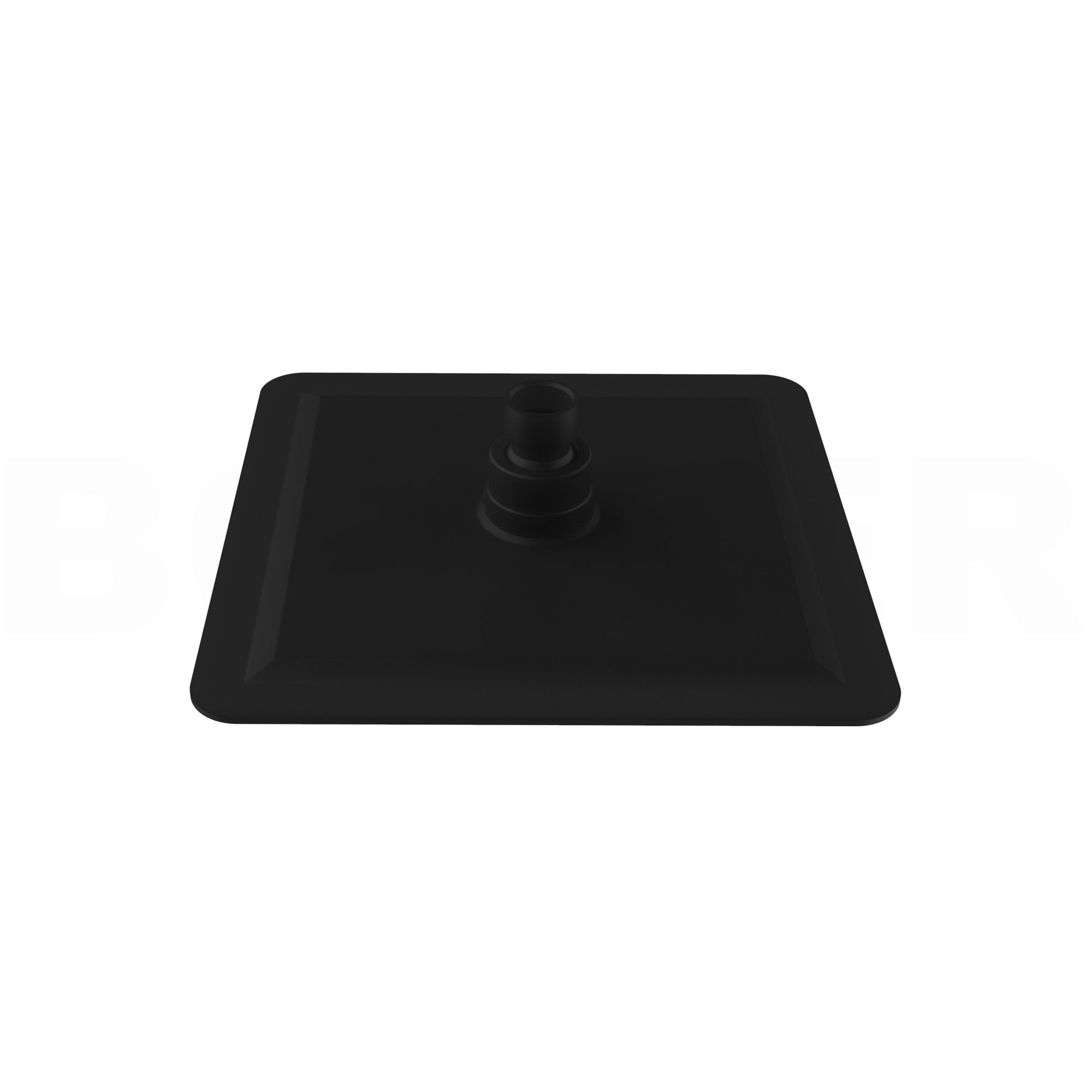 hansgrohe Duscharmatur Vernis Shape (Duschsystem, Inkl. BOFLER Brauseset, 20x20cm Regendusche, Wandarm, OHNE IBOX) Schwarz Matt