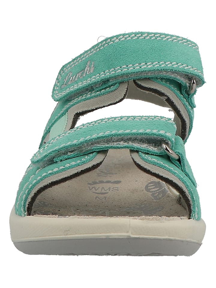 Lurchi Leder-Sandalen in Türkis günstig kaufen