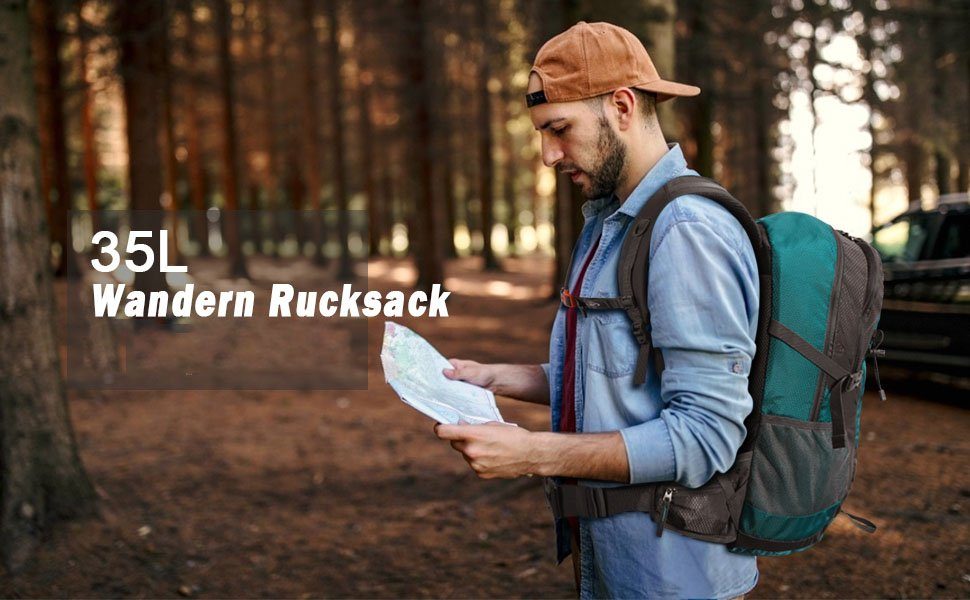 G4Free Wanderrucksack, Wanderrucksack, Rucksack, Reiserucksack 35L
