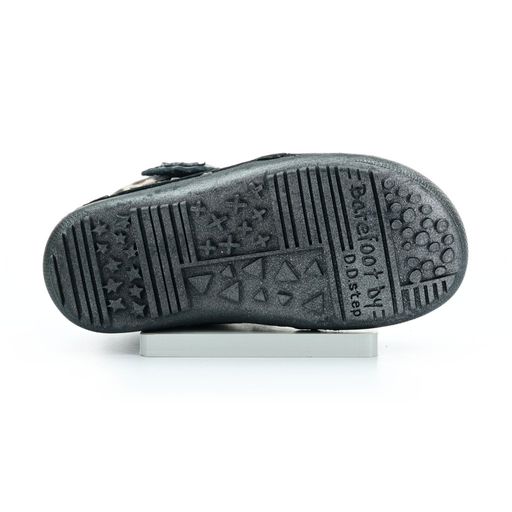D.D.Step 318 Schwarze Barfuß-Stiefeletten (063)