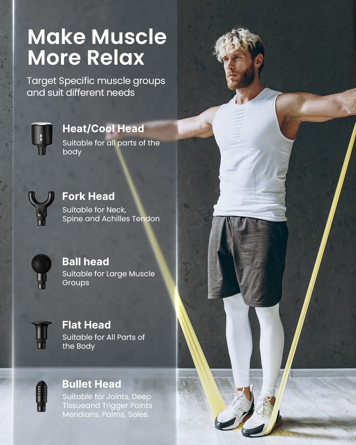 RENPHO Active-Massagepistole Thermacool