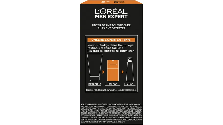 L'Oréal Men Expert Pure Carbon Anti-Akne Feuchtigkeitscreme Gesicht 50 ml