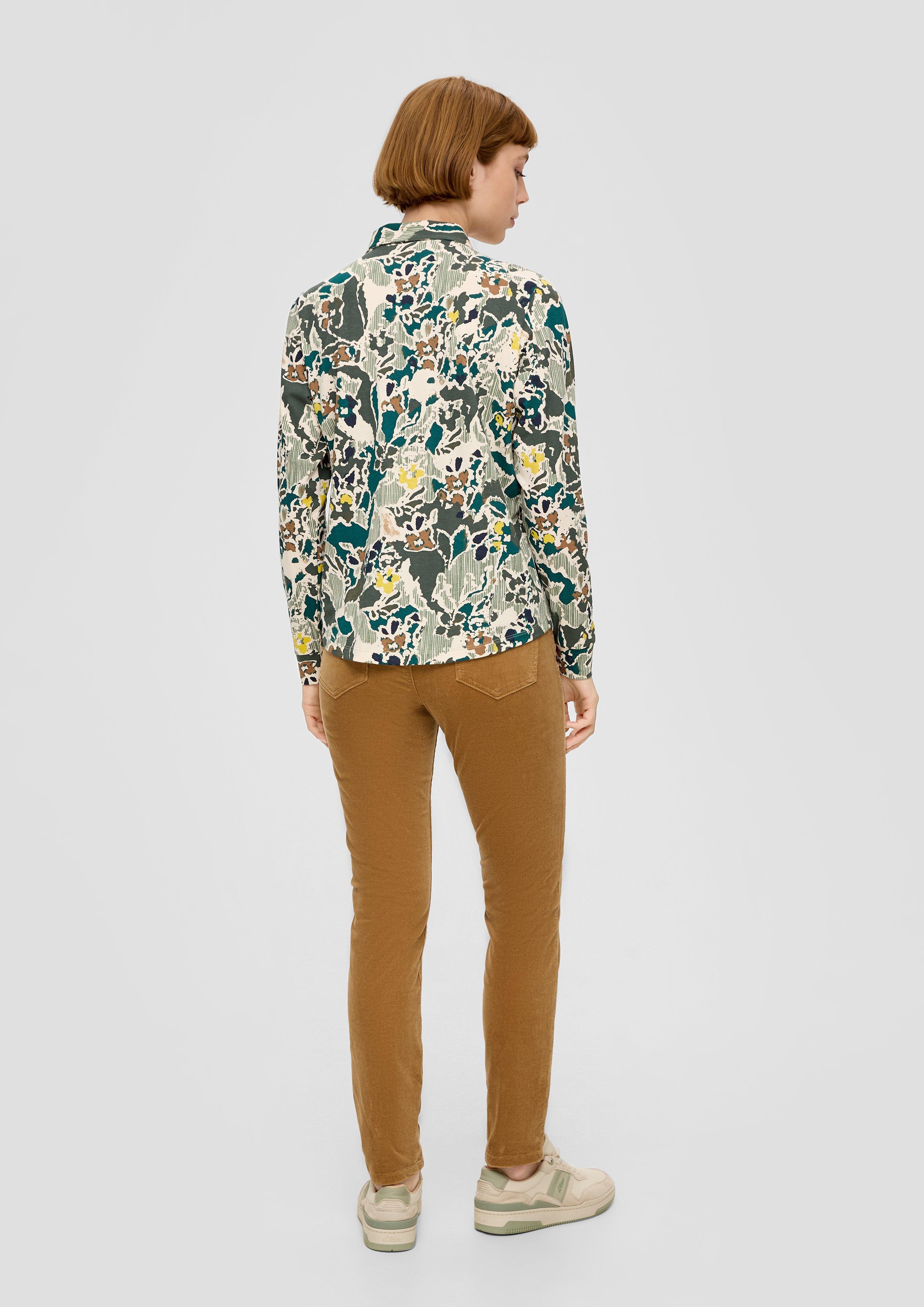Bluse aus Baumwollstretch  2137225-67A0