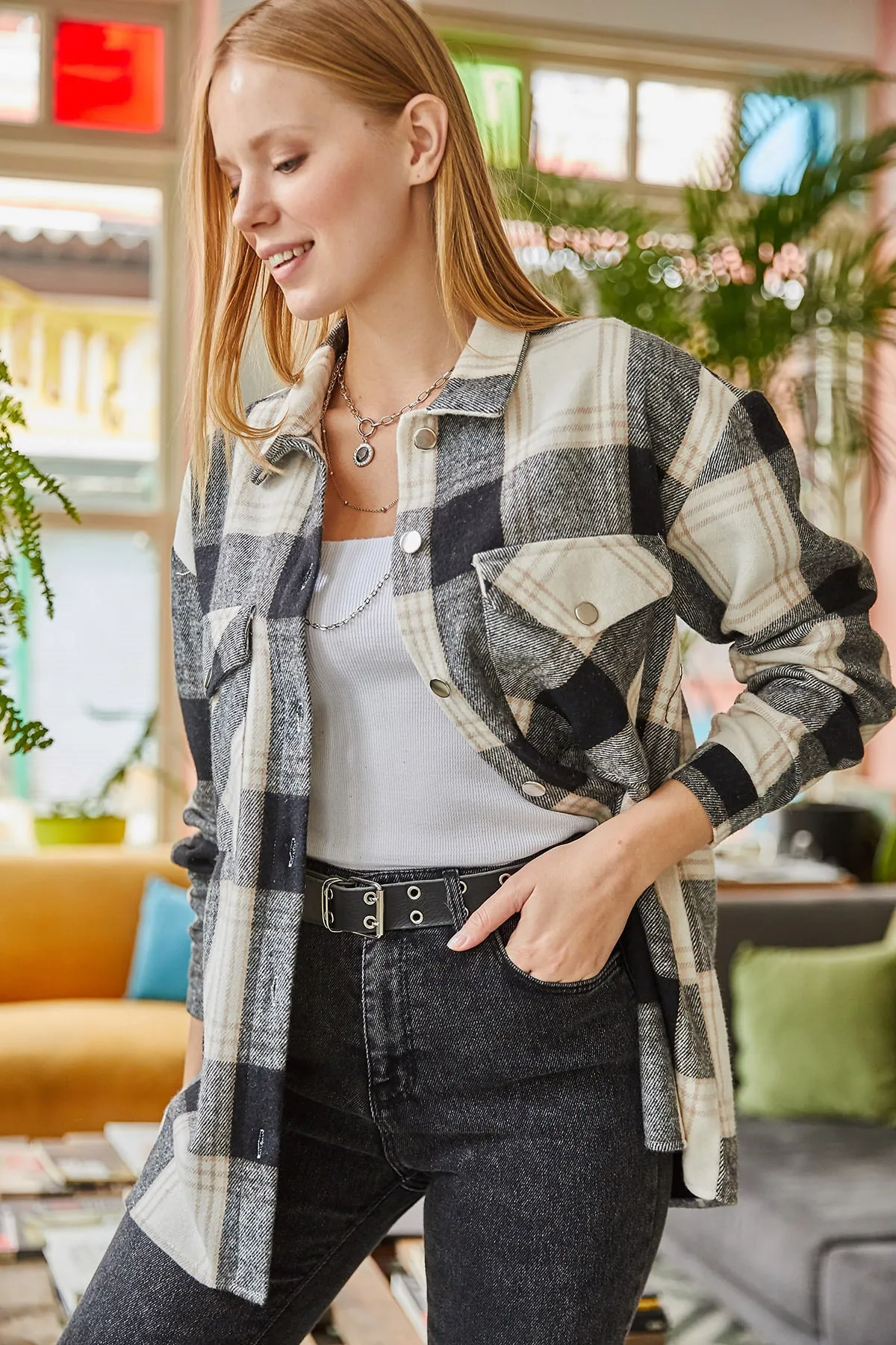 Olalook  Hemd - Schwarz - Relaxed Fit