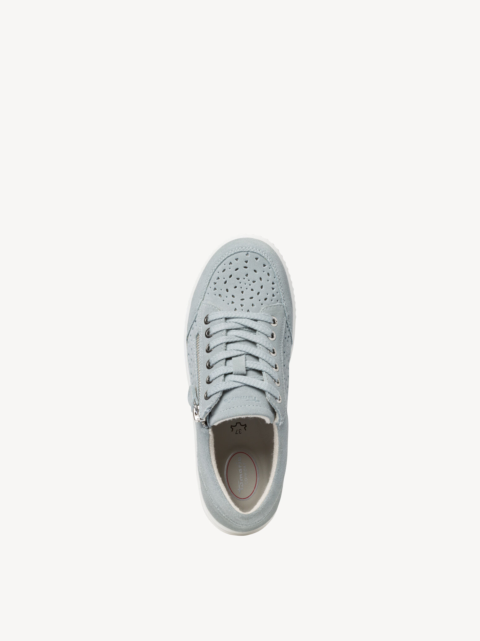 Basket en cuir - bleu