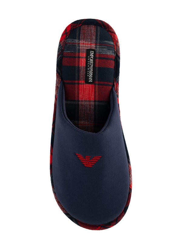 EMPORIO ARMANI, Pantoffeln, Textil, navymeliert