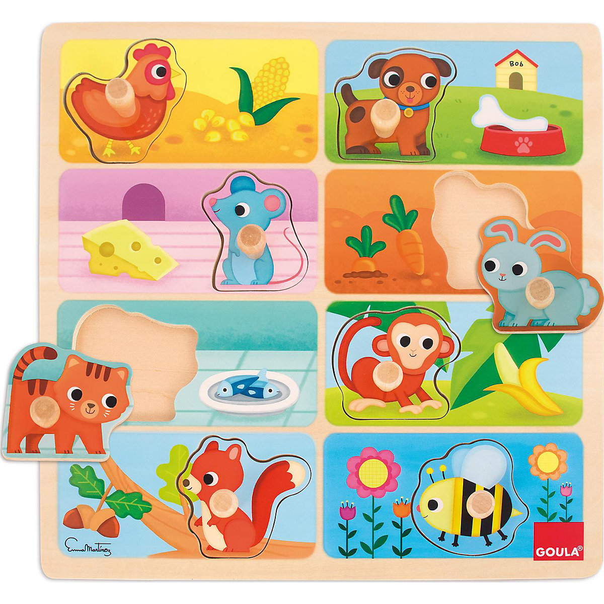 GOULA Mein Lieblingsessen-Puzzle