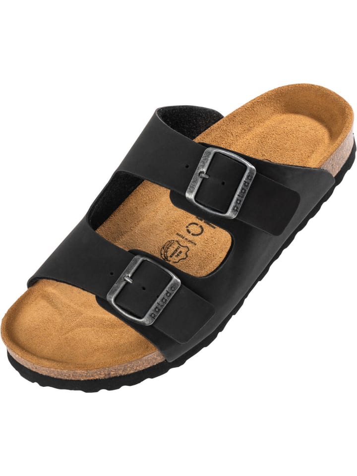 palado Pantoletten in Basic Matt Schwarz günstig kaufen