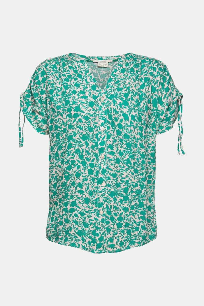 Floral gemusterte Bluse, LENZING™ ECOVERO™
