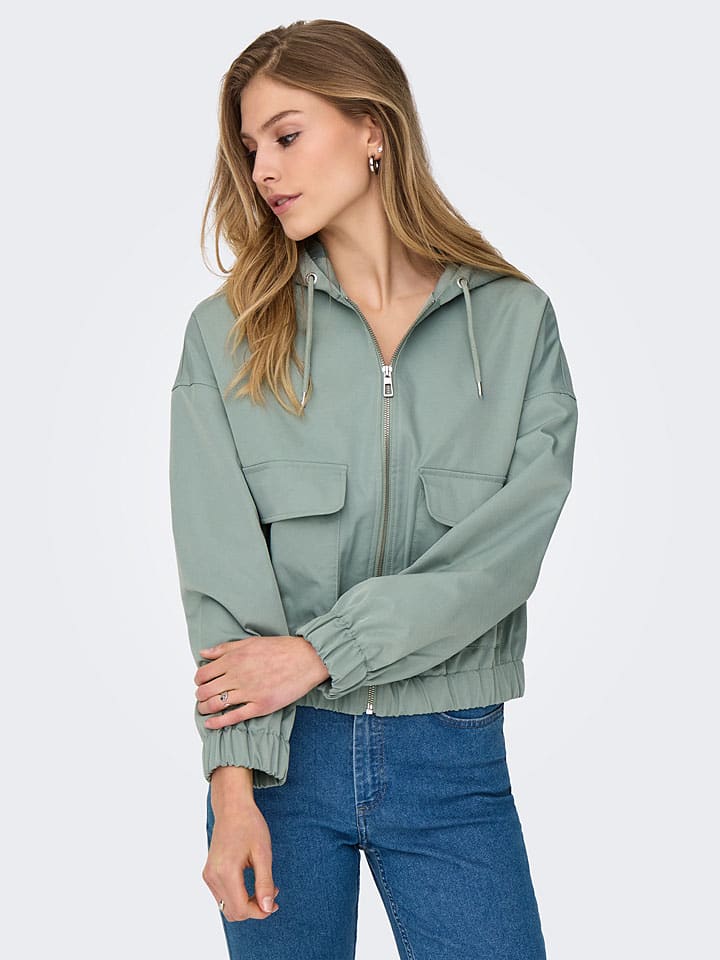 ONLY Übergangsjacke in Grün günstig kaufen