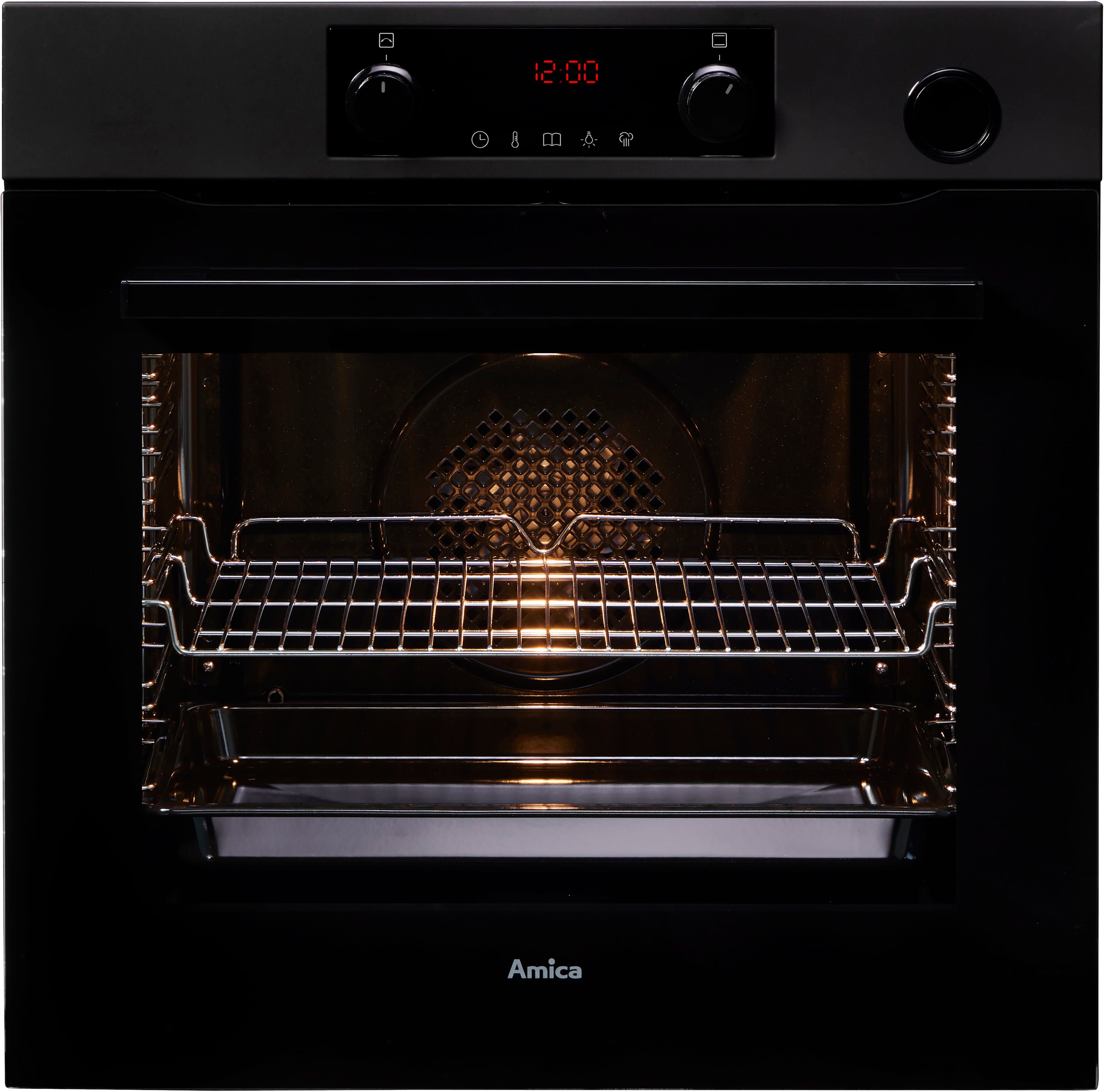 Amica Dampfbackofen EBSX 949 660 SM, mit Teleskopauszug nachrüstbar, Steam Clean