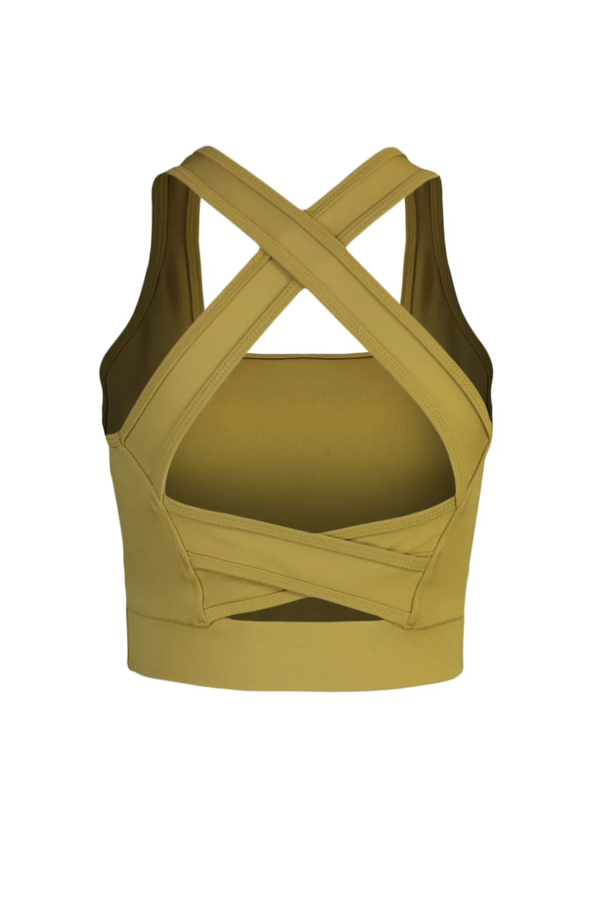Trendyol Collection  Ölgrüner, unterstützter/formender Rückendetail, gestrickter Sport-BH mit quadratischem Kragen TWOSS22SS0040