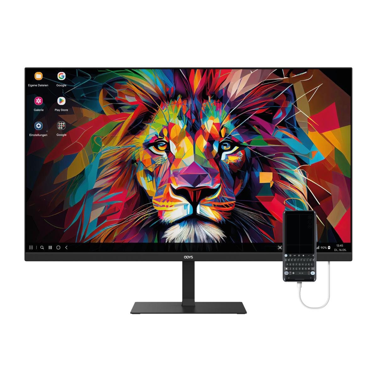 Odys i27 Office & Gaming Monitor LED-Monitor (69 cm/27 