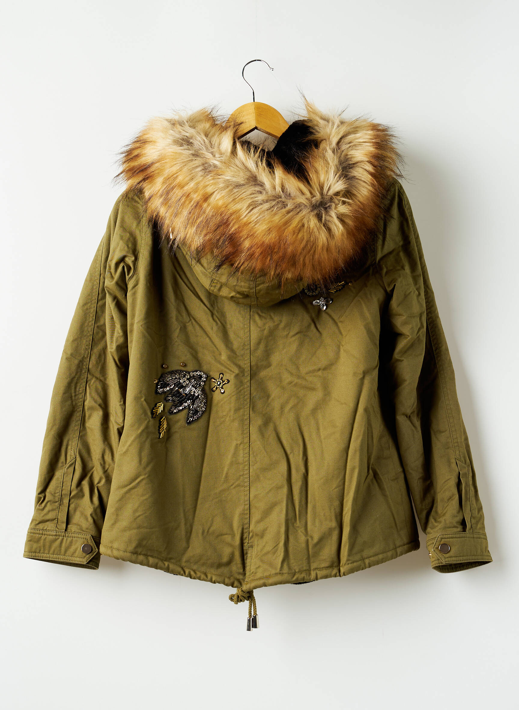 Zara Parkas Femme couleur vert