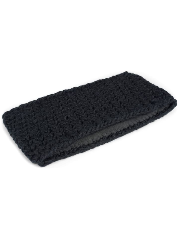 styleBREAKER Gehäkeltes Stirnband in Dunkelblau günstig kaufen onesize