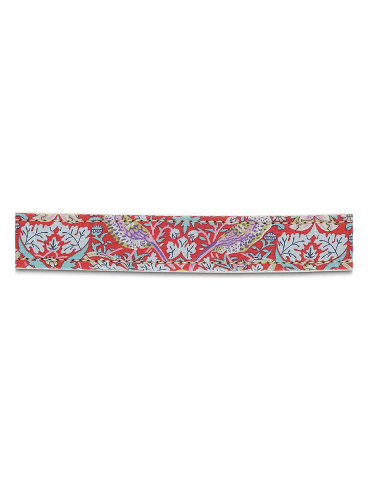 VOV & VUF Hundehalsband in Rot/ Bunt günstig kaufen 73 cm