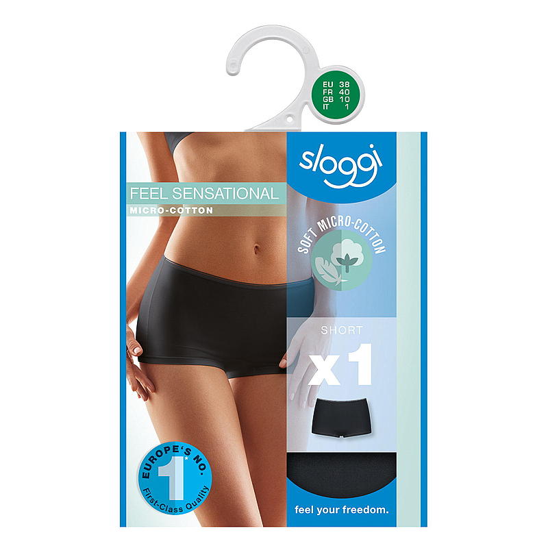 Sloggi Sloggi str 38 sort, Feel Sensational