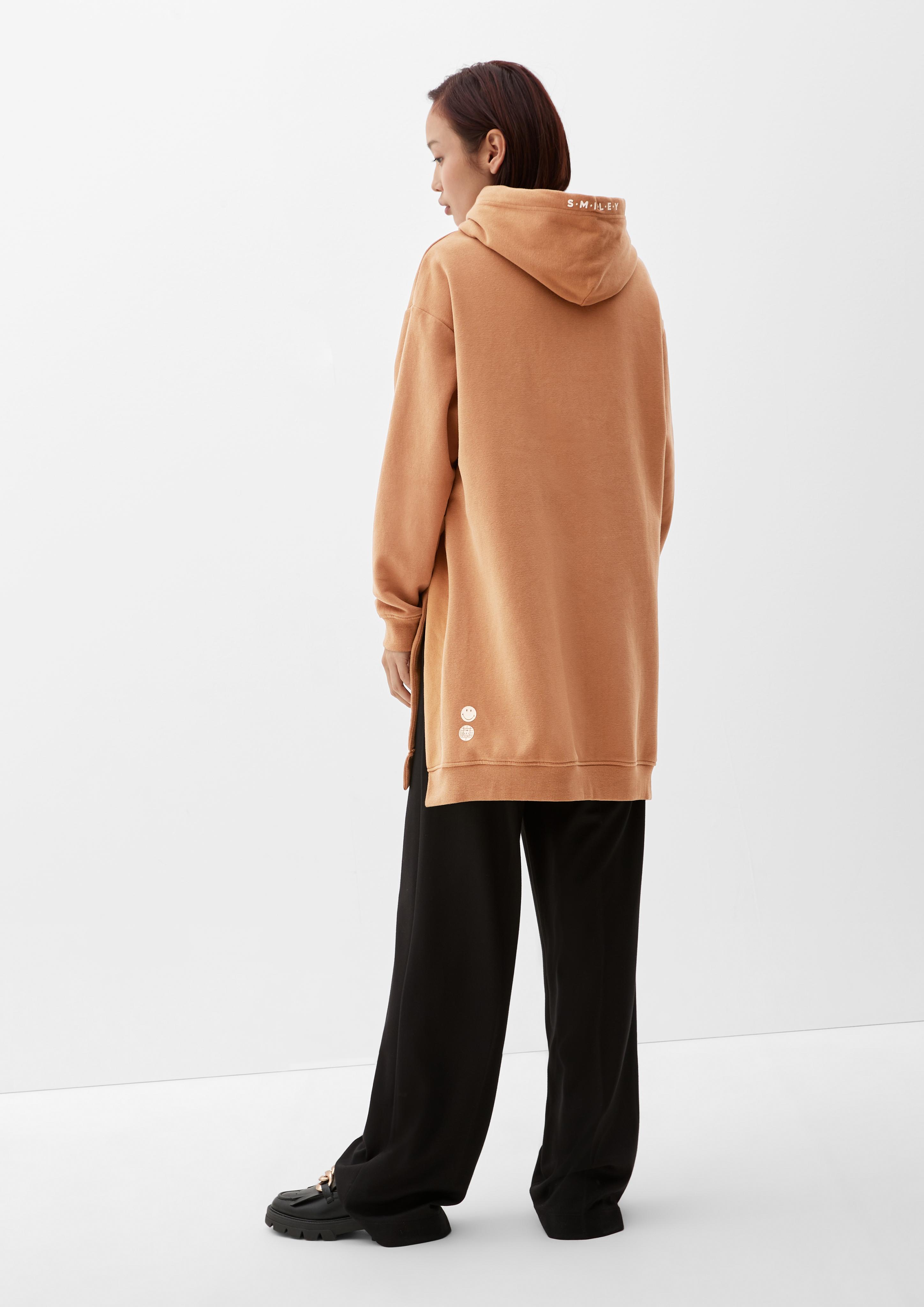 Langer Sweater mit Smiley-Print  2121797-8469
