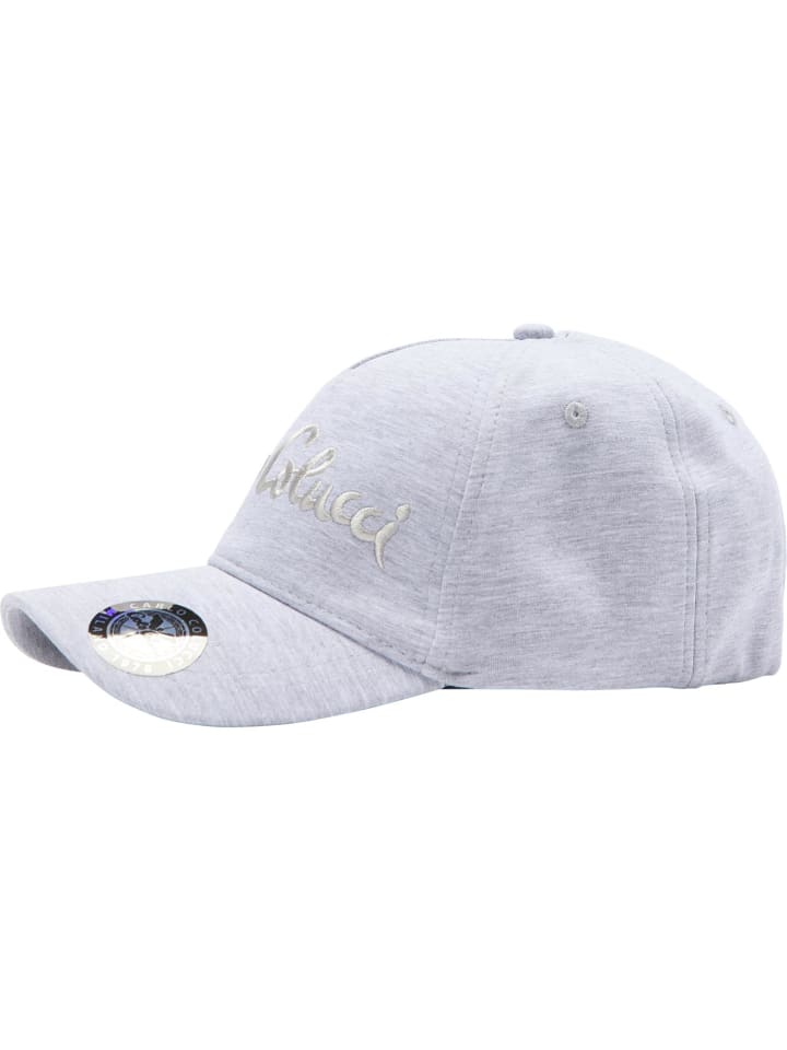 Carlo Colucci Baseball Cap Corneli in Grau Meliert günstig kaufen onesize