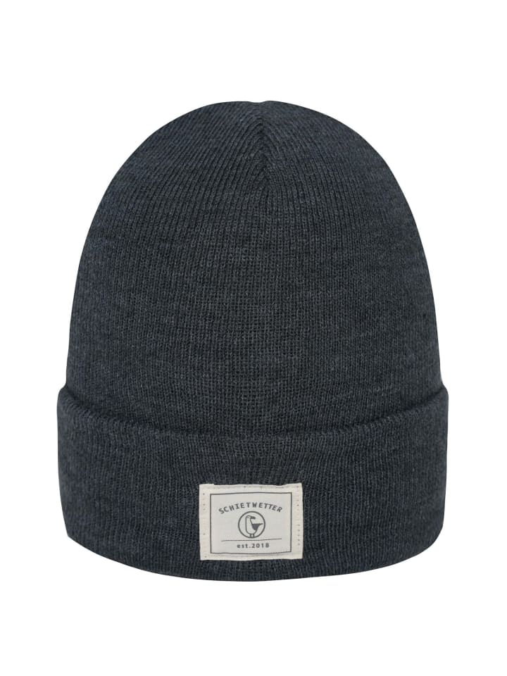 SCHIETWETTER Wintermütze Beanie in anthra melange günstig kaufen onesize
