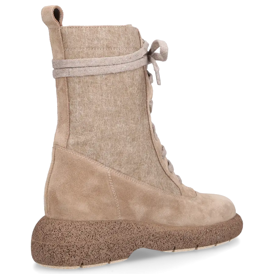 Truman's - Stiefeletten 9656 Veloursleder - beige