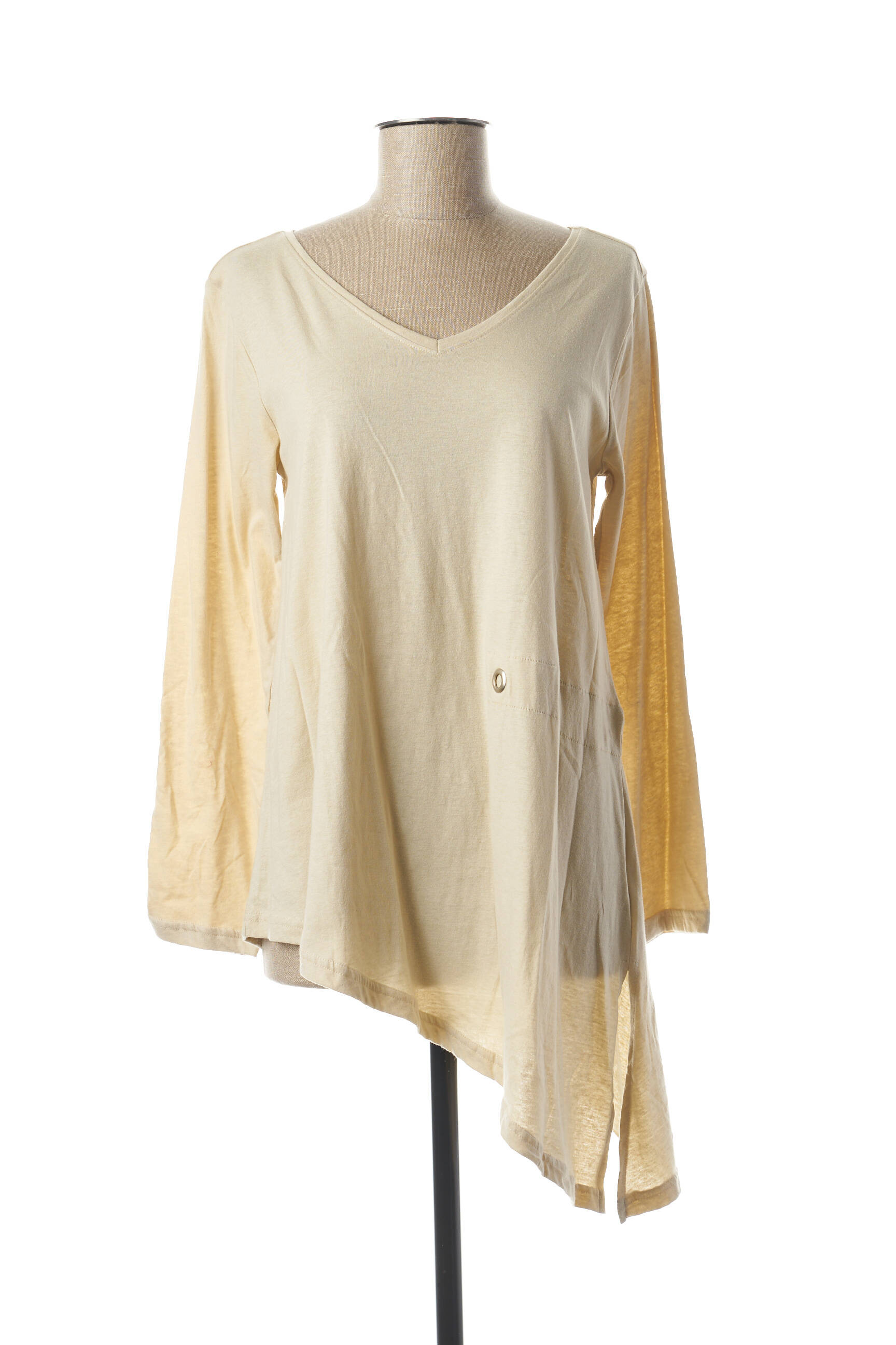 Venca Tuniquemanchelongue Femme couleur beige
